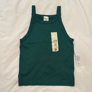 No Boundaries Deep Green Tank Top